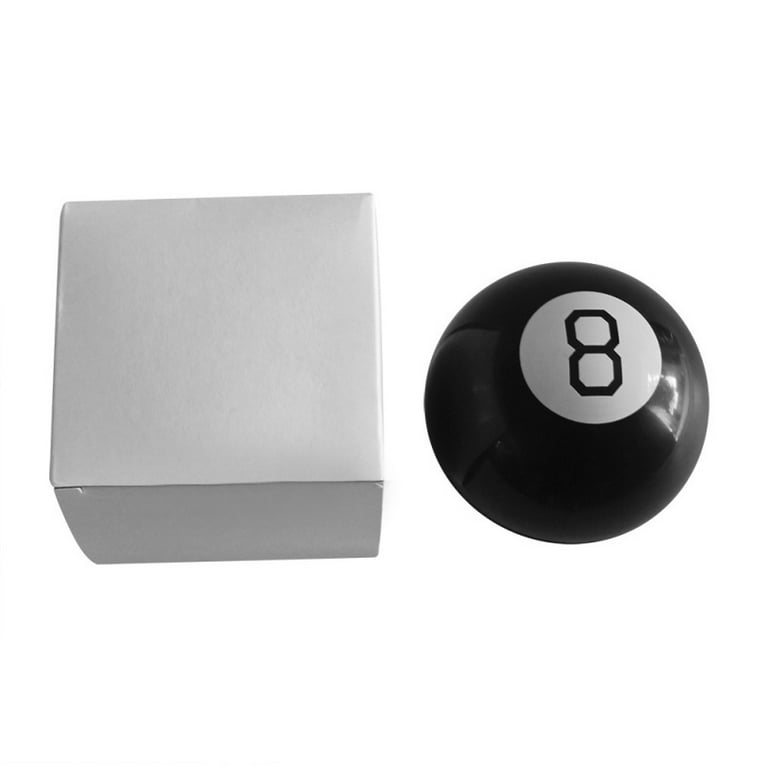 Magic 8 Ball Decisões, Número preto 8 Round Fortune Teller festa temática  mostrar adereços, Dúvidas Brinquedo Bola Respostas para Festas Sritob