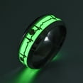 thumbnail image 3 of Europe and America Titanium Steel Luminous Magic Ring Ring Fluorescent Ring, 3 of 9