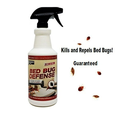 Bed Bug Defense- By Exterminator's Choice- BedBug Killer and Repellent|32oz All Natural, Effective Spray- Home Insect Repellent | Spray BedBugs|Bug Repellent | All Natural Repellent