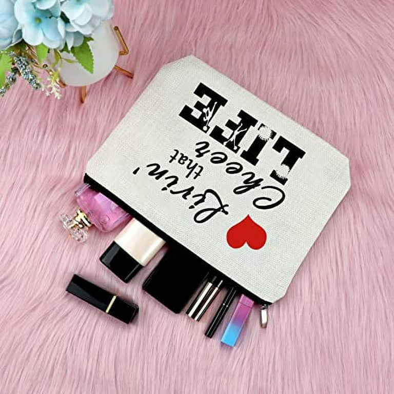 Inspirational Gifts For Girls Women Travel Cheer Makeup Bag - Temu