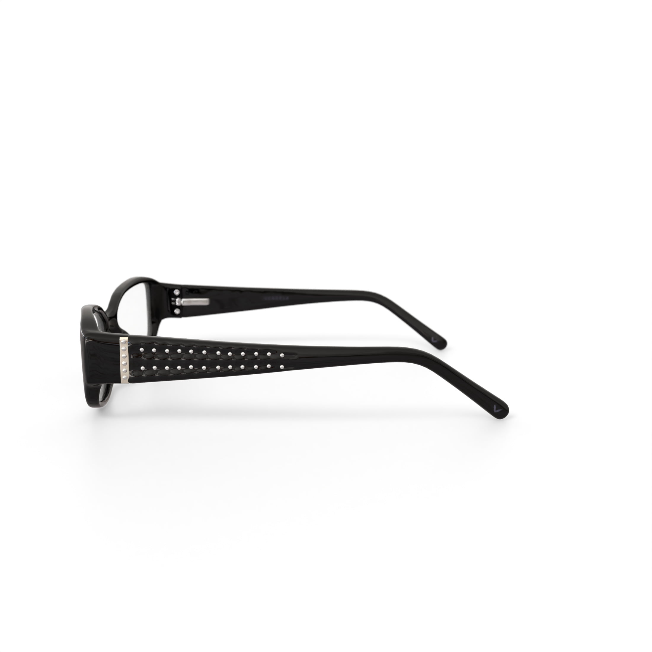 Vendela Women's V1005 Prescription Eyeglasses with Case, Black