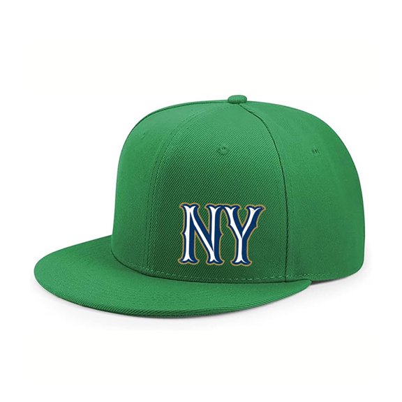 Vergiac New York Letter Embroidered Color Block Trucker Hat, Unisex Adjustable Breathable Cap for Vacation Travel Daily Outdoor Wear