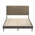 thumbnail image 5 of Weathered Grey and Brown Upholstered Queen Bed for a Charming Bedroom, 5 of 5