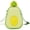B, variant on Jiibva 600ML Avocado Water Bottle with Carrying Rope Cartoon Drink Bottle Cold Water Drinkware for Camping Outdoor Activities