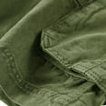 thumbnail image 7 of cllios Men's Cargo Shorts Big and Tall Summer Athletic Shorts Fitness Workwear Cargo Shorts with Multi Pockets Fathers Day Gifts Army Green,XXXXL, 7 of 7
