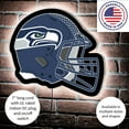 thumbnail image 5 of Seattle Seahawks LED Rectangle Tabletop Sign, 5 of 5