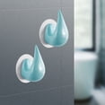 thumbnail image 3 of CSChome Hanger Hook Punch free Hanger Hook: Space saving Traceless Strong Load bearing Water Drop Shape Design for Home Use, 3 of 7
