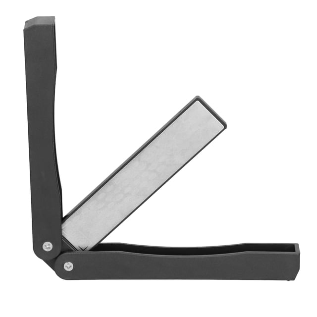 Knife Sharpener, Sturdy Durable Double Sides Folding Knife Sharpener Widely for Kitchen Knife Sharpening for Garden Tool Sharpening
