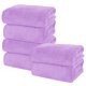 thumbnail image 1 of Juego de toallas de baño MOONQUEEN, 6 unidades, microfibra de secado rápido, color morado, 1 of 7
