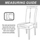 thumbnail image 4 of Funda impermeable para sillas de comedor, fundas para sillas, cocina, boda, Hotel, banquete, asiento Protector, 4 of 5