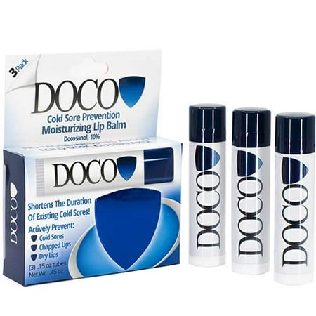 DocoShield Cold Sore Prevention Lip Balm w/Docosanol (Best Cold Sore Prevention Medication)