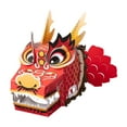 thumbnail image 1 of Paquete de Material para hacer cabeza de dragón, juguete DIY con cabeza de dragón, manualidades de papel 3D, Festival, artesanía a mano para niños, , Rojo, 1 of 8