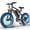 Gray, variant on Qlife Racer Fat Tire Electric Bike For Adults, Max 28MPH Mountain Ebike with 500W Motor, 20x4.0"Tire Step Over E-MTB,48V 10.4Ah Removable Battery with Free Lock,Black