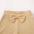 thumbnail image 5 of Ccpelsie Girls Summer Clothing Sets Ruffle Tank Tops and Shorts Cute 2 Piece Outfits 3-10 Years(Beige,12-18 Months), 5 of 8