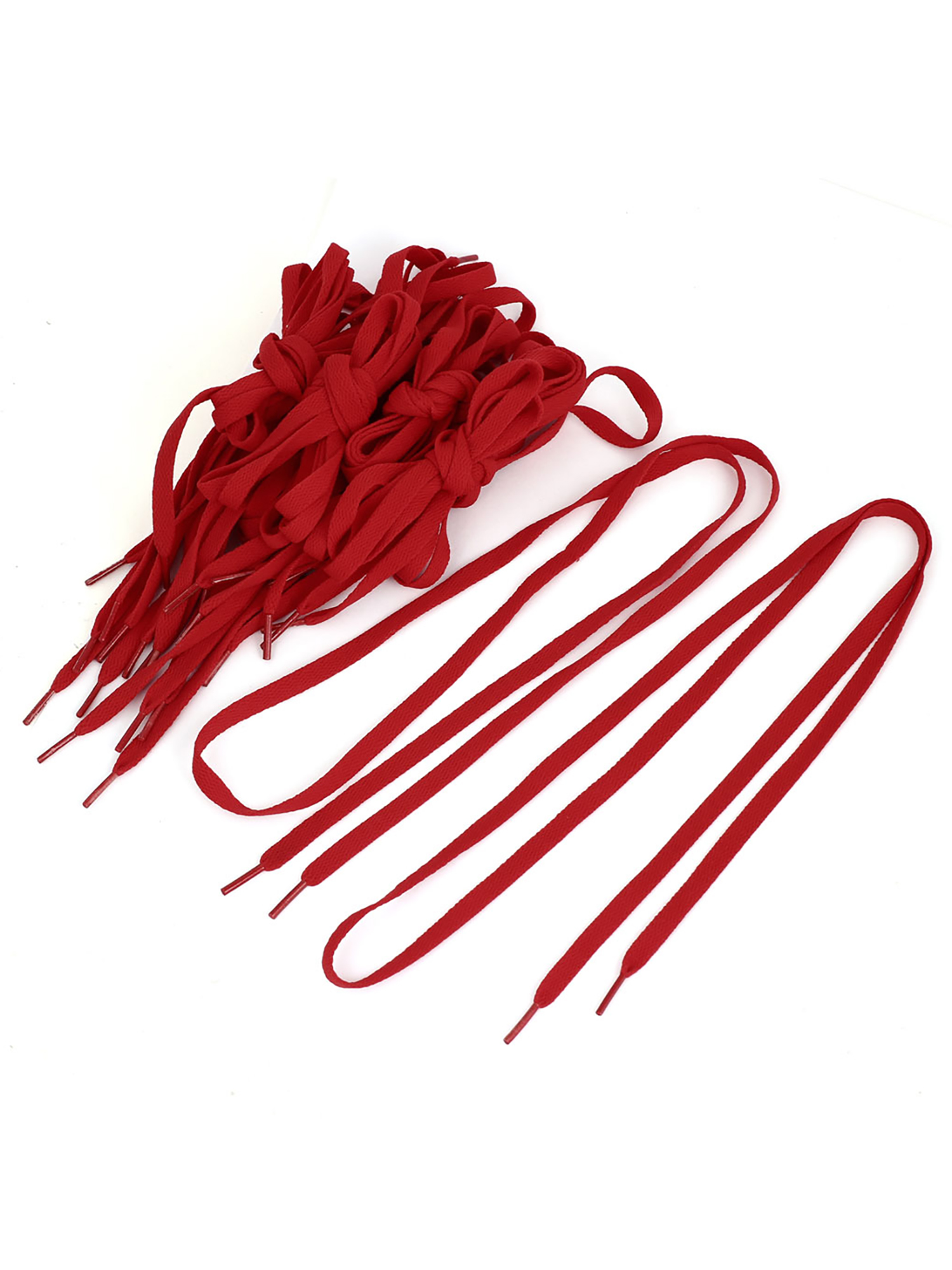 Allegra K Women's Sneakers Red Nylon Shoelaces Shoes Rope String