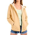 thumbnail image 6 of Womens Sherpa Lined Hoodie Thick Fleece Zip Up Winter Warm Comfy Oversized Hooded Sweatshirt Jacket with Pockets, 6 of 6