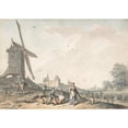 thumbnail image 3 of Hendrik Meijer 24x18 Black Modern Framed Museum Art Print Titled - August (1772), 3 of 5