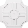 thumbnail image 1 of Ekena Millwork CMP28HS-01000 28 Pouces x 1 Pouce ID Carré Haus Architectural Grade PVC Contemporain Médaillon de Plafond, 1 of 1