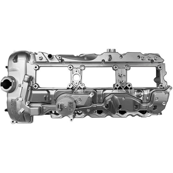 Valve Cover - Upgraded Aluminum - Compatible with 2011 - 2015 BMW X5 3.0L 6-Cylinder Turbo N55 2012 2013 2014