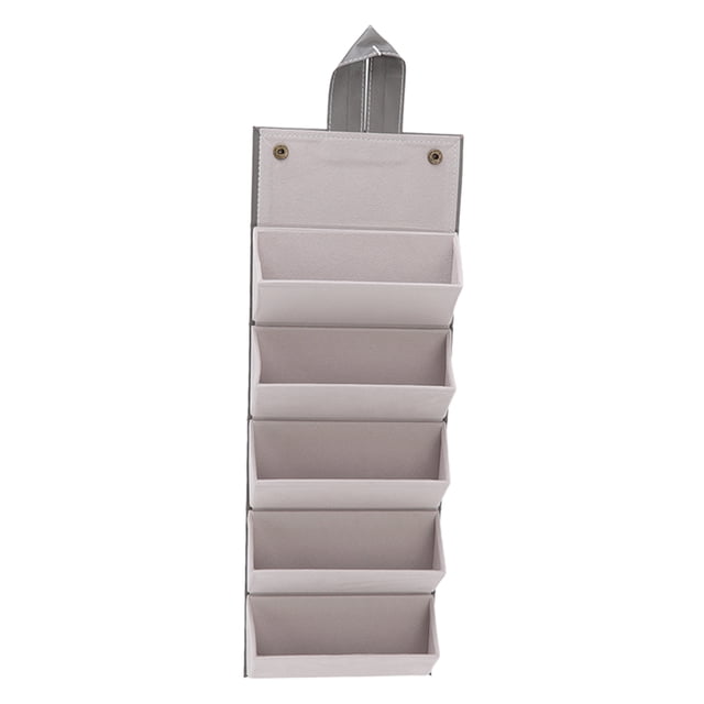 Travel Glasses Case, Sunglasses Organizer Case Multiple Slots Easy Hanging Portable For Jewelry Gray
