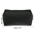 thumbnail image 2 of Unique Bargains 1 Pcs Portable Makeup Bag Toiletry Bag Cosmetic Organizer for Travel Storage Bag Polyethylene Black, 2 of 7