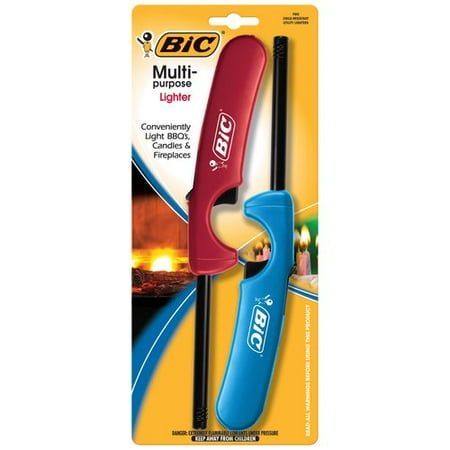 Bic Multi-Purpose Lighter, 2 count (Best Table Cigar Lighter)