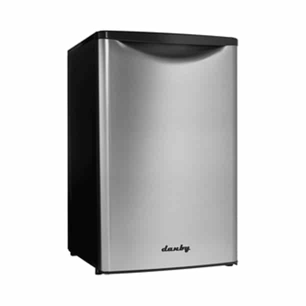 Danby 4.4 Cubic Feet Compact Spotless Steel Door Home Mini Fridge