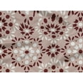 thumbnail image 5 of oneOone Rayon Beige Fabric Floral & Tiles Moroccan Craft Projects Decor Fabric Printed By The Meter 56 Inch Wide, 5 of 5