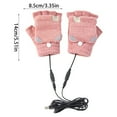 thumbnail image 2 of LUODU Finger Gloves Charging Warm Gloves USB for Men Winter Gloves Adult Half Heating Women and Knitted Sports, 2 of 7
