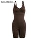 thumbnail image 2 of Body para mujer con control de barriga, moldeador de cuerpo completo sin costuras, ajustable, color marrón, 2 of 6