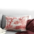 thumbnail image 5 of Malaika Red Decor Pillow (Feather Insert) 14"x20" Rectangle, 5 of 5