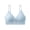 Light Blue., variant on Women's Bralette Bras,Front Closure Thin Straps Solid Color Wireless Sports Side Bulge Comfortable Bras