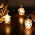 thumbnail image 3 of halloween party decorations Pinecone Decorative Lamp Led Lamp String Courtyard Balcony String Lamp, 3 of 4