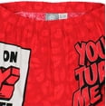 thumbnail image 3 of Briefly Stated Mens Red You Turn Me On Valentine's Day Kisses Boxer Short Small, 3 of 7