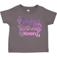 thumbnail image 3 of Inktastic Purple Happy Birthday Mommy Boys or Girls Toddler T-Shirt, 3 of 5