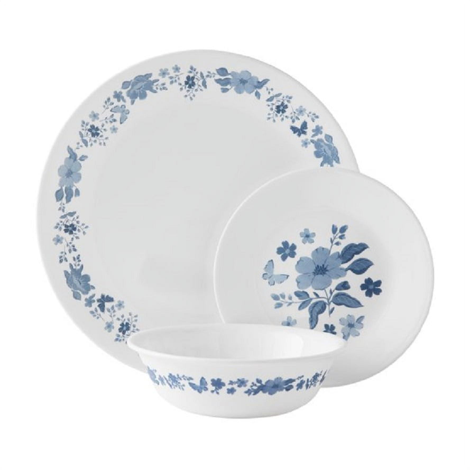 Corelle 青い花模様 皿とボウルセット 7be8cb14-462d-4890-820a-