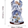 thumbnail image 5 of 1 Piece Christmas Tree Stickers 3D Christmas Window Clings Stickers Rotating Sculpture Decorative Crafts Window Paste Stickers for Xmas Decoration (A), 5 of 5