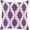Purple, Beige / Bannockburn, variant on Hauteloom Hazam Throw Pillow