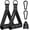 Black, Gray, variant on Gym Exercise Handles, Replacement Handle Attachments for Machine Pulleys, Resistance Band and Strength Trainer, Pull Down Workout Accessories, Gym Add Equipment