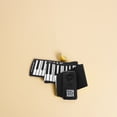 thumbnail image 4 of WHAMVOX Foldable 1Set Electric Piano Keyboard For Travel Suitable For Musicians In Black Silicone, 4 of 8