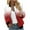 A-Red, variant on Gradient Jacket for Women Zip Up Lightweight Long Sleeve Jackets Casual Loose Coat Outwear with Pockets A-Red XXL