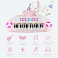 thumbnail image 2 of Gymax 37 Keys Electronic Organ Portable Piano Keyboard w/ Microphone, 2 of 7