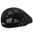 thumbnail image 3 of Lroveb Newsboy Hats for Men and Women Adult Breathable Mesh Summer Hat Beret Ivy Cabbie Adjustable Flat Cap Visor Hat, 3 of 9