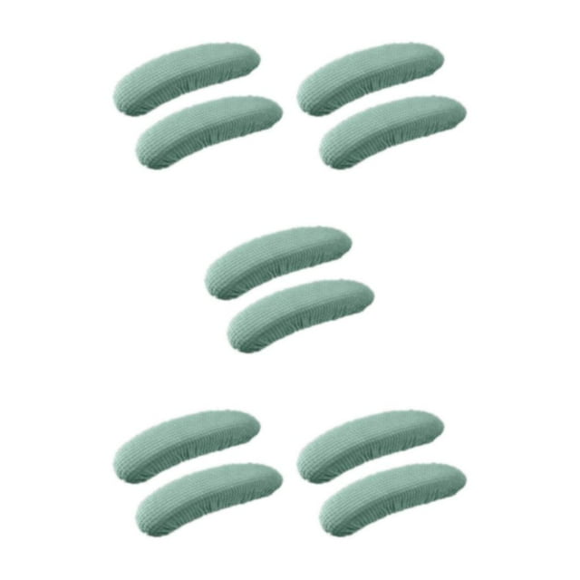 ZheElen Anti Skid Chair Armrest Cover Easy To Install Soft And Comfortable Polyester Elastic Office Chair Armrest Cover Matcha green 5Set