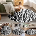 thumbnail image 5 of Round Rug 4Ft Washable Non-Slip, Black White Striped Circle Area Rugs for Living Room Bedroom, Farmhouse Stripes Modern Abstract Art Indoor Floor Mats Carpet Runner for Home Decor Aesthetic, 5 of 8