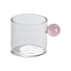 thumbnail image 2 of Taza de jugo, taza de café, taza creativa para bebidas, decoración de mesa de una sola capa, artículos para beber Rosa, 2 of 9