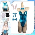 thumbnail image 2 of Disfraz de conejita de fantasía de Ichinose Asuna Blue Archive para mujer adulta, traje de conejita para Halloween y carnaval, 2 of 5