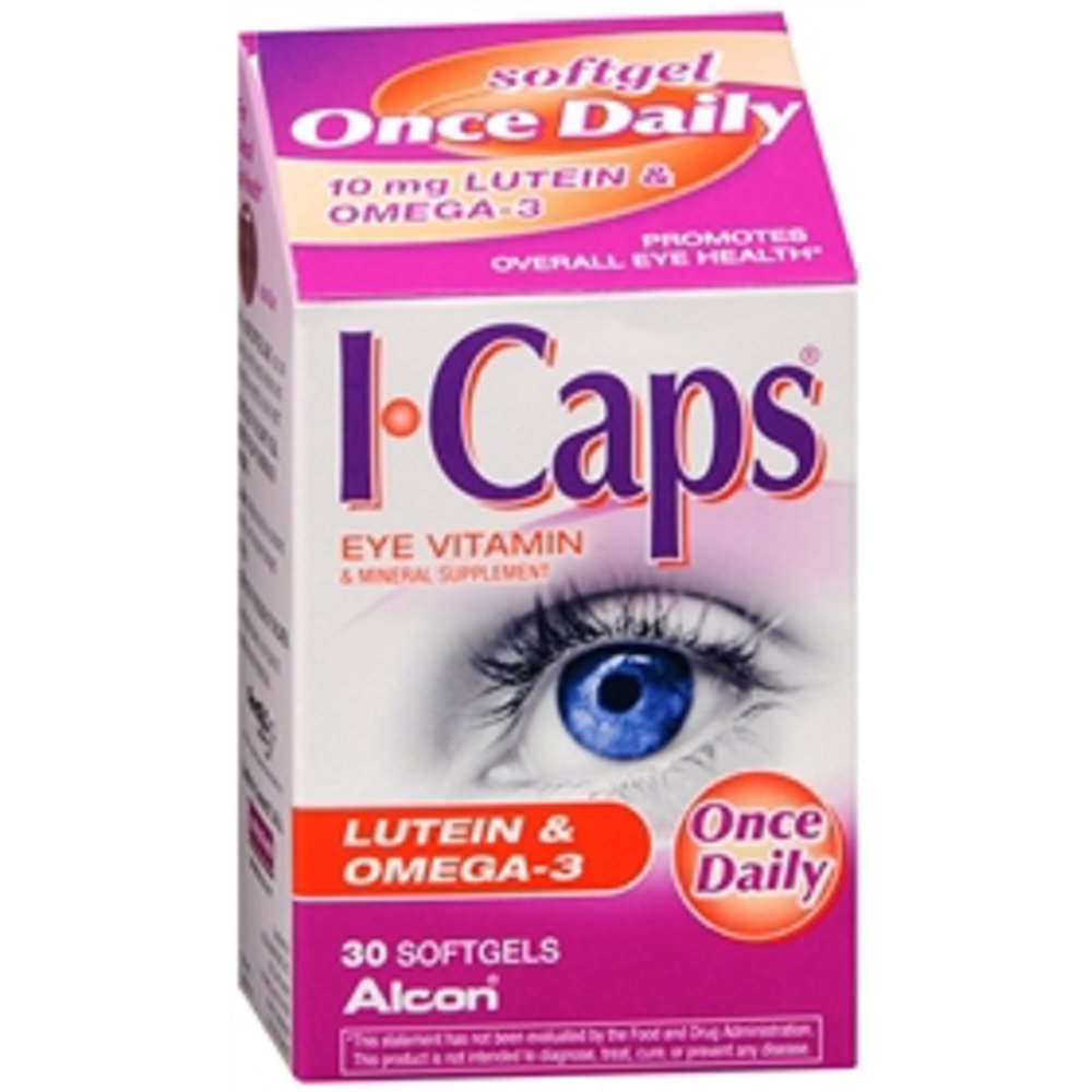 Icaps Eye Vitamin and Mineral Supplement with Lutein 1090 IU / 45