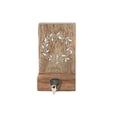 thumbnail image 4 of Christmas Etched Wood Stocking Holder Wreath, 4 of 4
