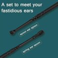 thumbnail image 3 of Spiral Ear Cleaner Earwax Removal Kit Metallic Ear Cleaner Double-Ended Spiral Scraper Black, 3 of 5